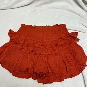 Orange Skort, Size M